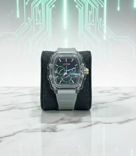 Auliter Men’s Tech Watch –  Skeleton Design with a modern luxury finish.