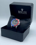Men's Rolex GMT-Master II Blue Red Bezel Watc