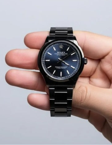 Men's Black Dial Stainless Steel Watch - Daily Wear & Gift Ready