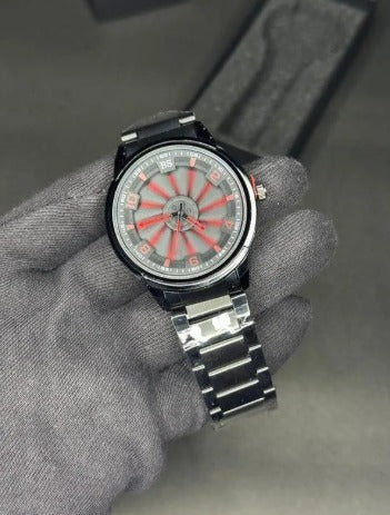 Stainless Steel Spinning Watch Multicolor Boxed