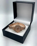 Rose Gold Crystal Ladies Quartz Watch