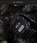Men's Black Digital Sports Watch Water Resistant