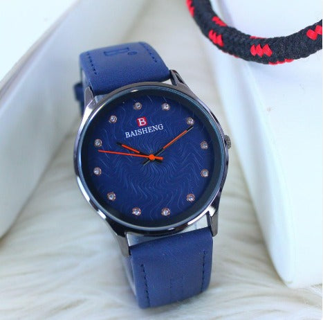 Leather Strap Watch For Men