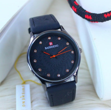 Leather Strap Watch For Men