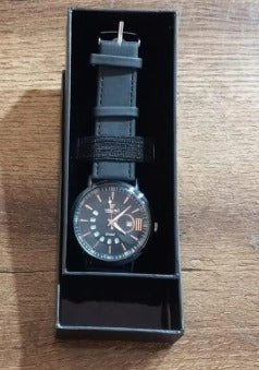 Men's Watch - Modern Stylish Strap Watch - Date Working - With Box - Random Design
